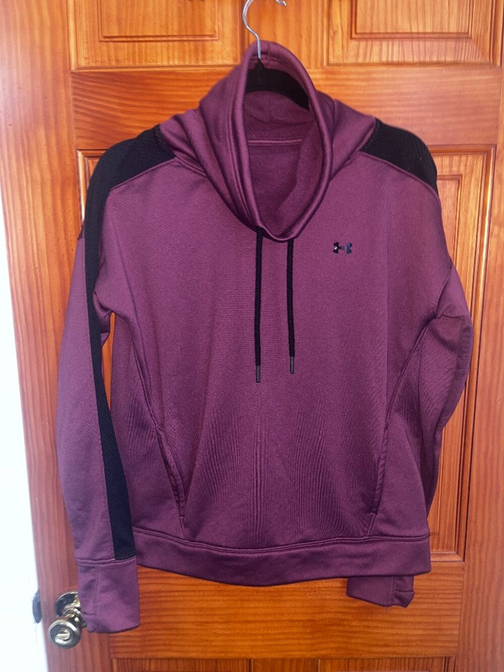 Under Armour Purple Cowl Neck Athletic Sweatshirt